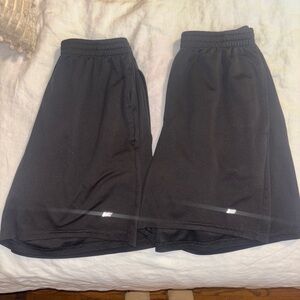 Amazon Essentials Me s Black Athletic Shorts - Two Included